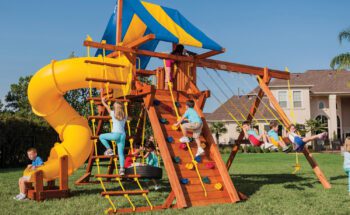 74 Jaguar Playcenter Config 2 Tarp Spiral Slide