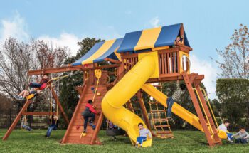 74 Jaguar Playcenter Config 5 Tarps Spiral Slide