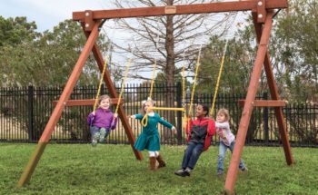 Wooden Swing Sets Professional Installation Tree Frogs