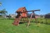 Parrot Island Playcenter XL with Treehouse Panels Installed 3