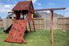 Parrot Island Playcenter XL with Treehouse Panels Installed 4