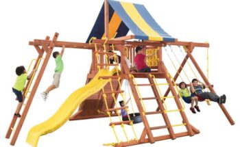 Parrot Island Playcenter XL 4x4 Monkey Bars