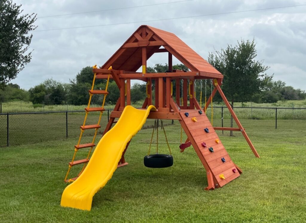 Victoria TX 1 Tree Frogs Swing Sets Install