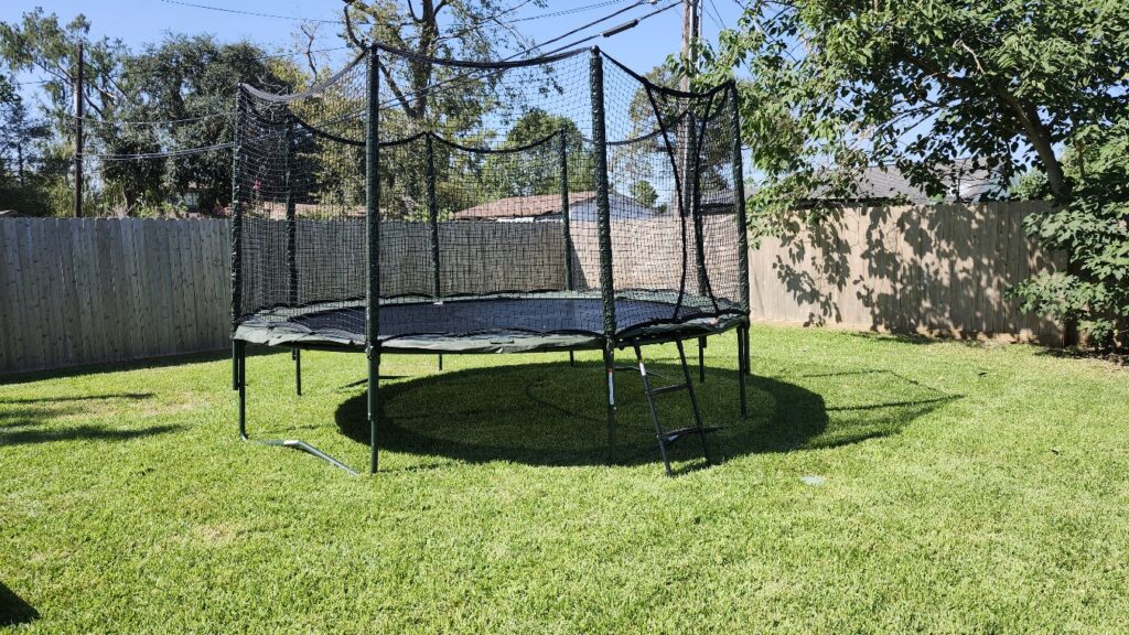 Houston TX 1 Trampoline Install