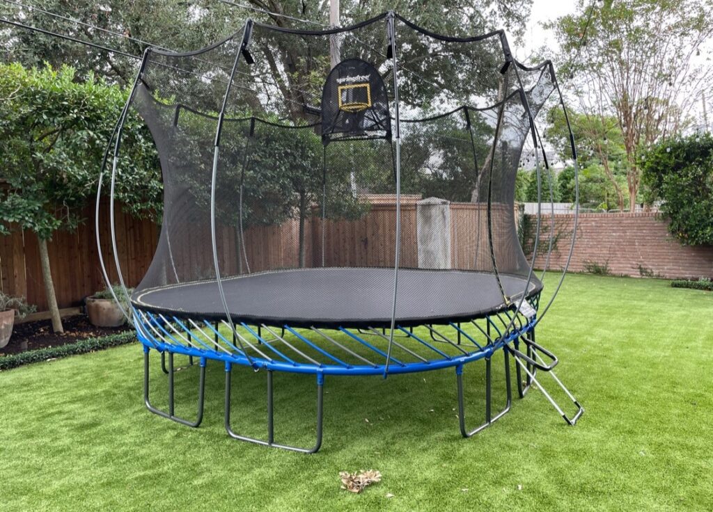 Houston TX 2 Trampoline Install