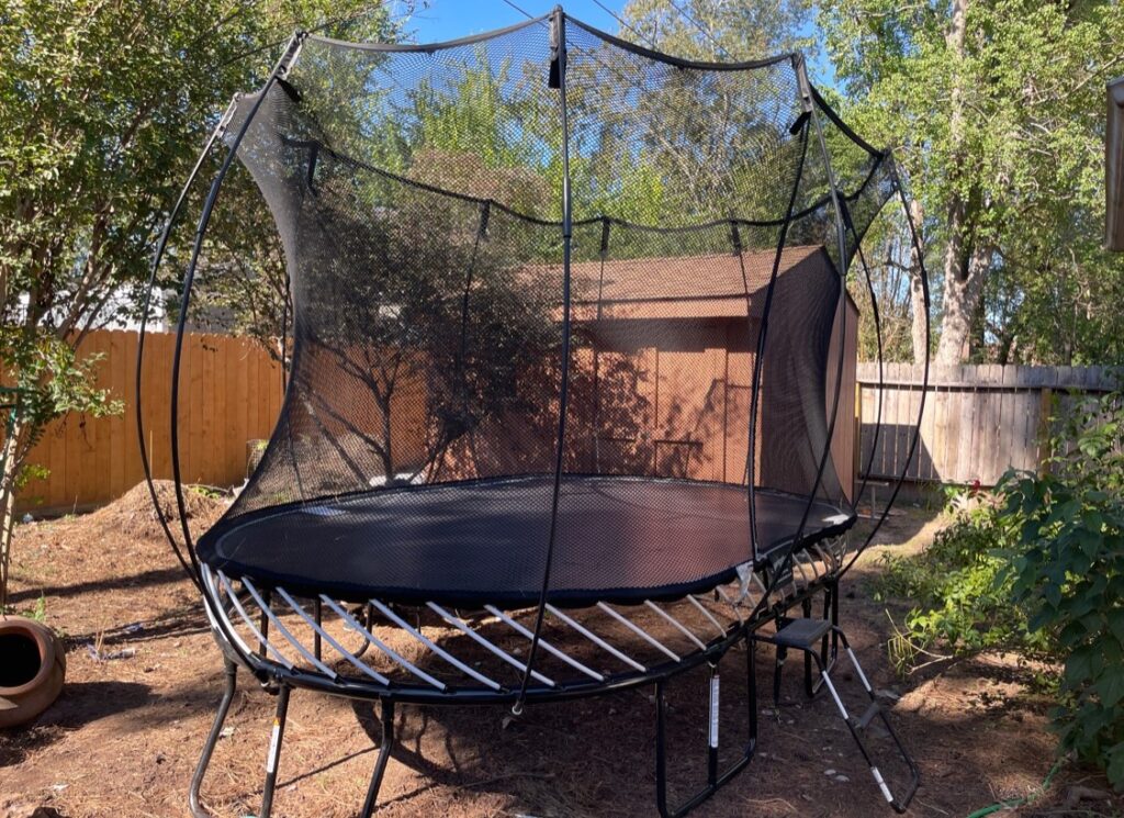 Humble TX 1 Trampoline Install