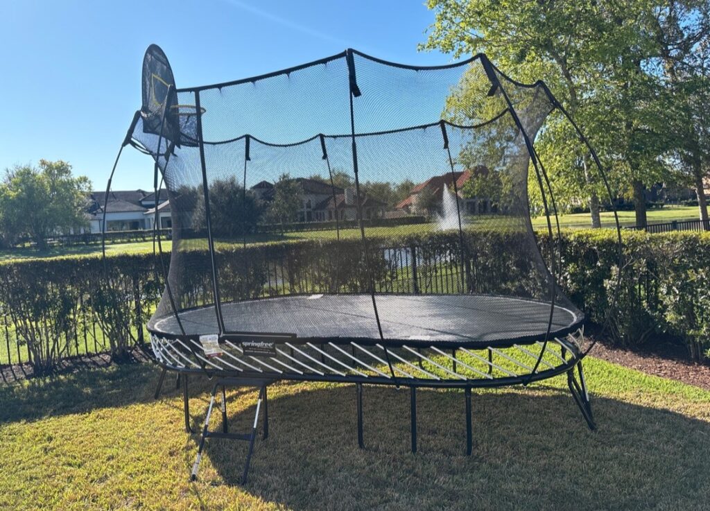 Missouri City TX 1 Trampoline Install