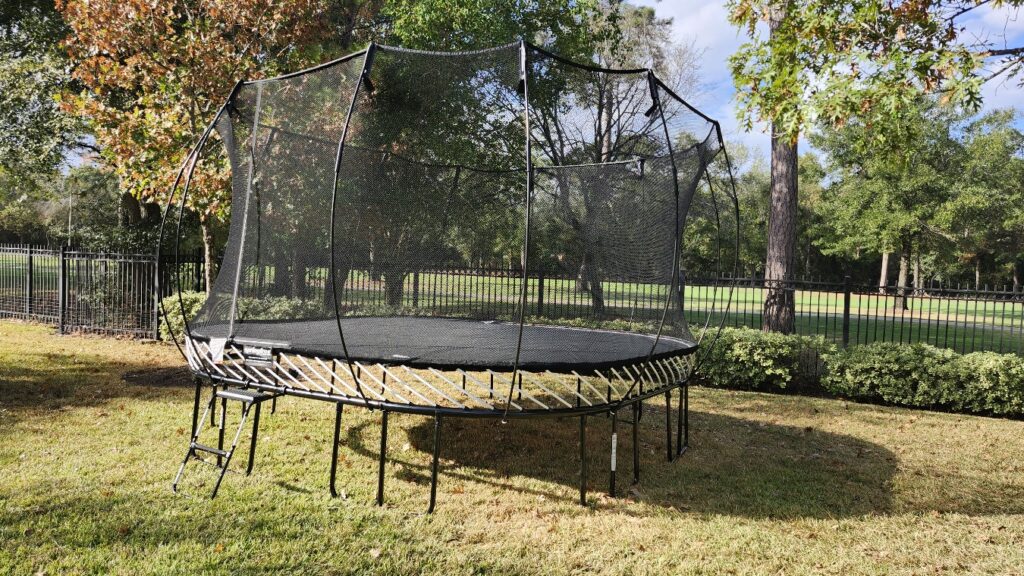 Woodlands TX 1 Trampoline Install