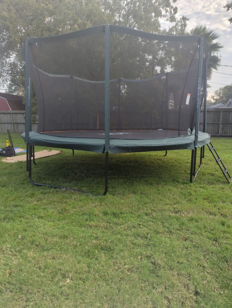 Deer Park TX 1 Trampoline Install