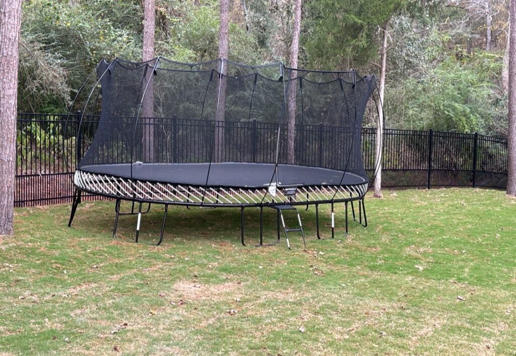 Tomball TX 1 Trampoline Install