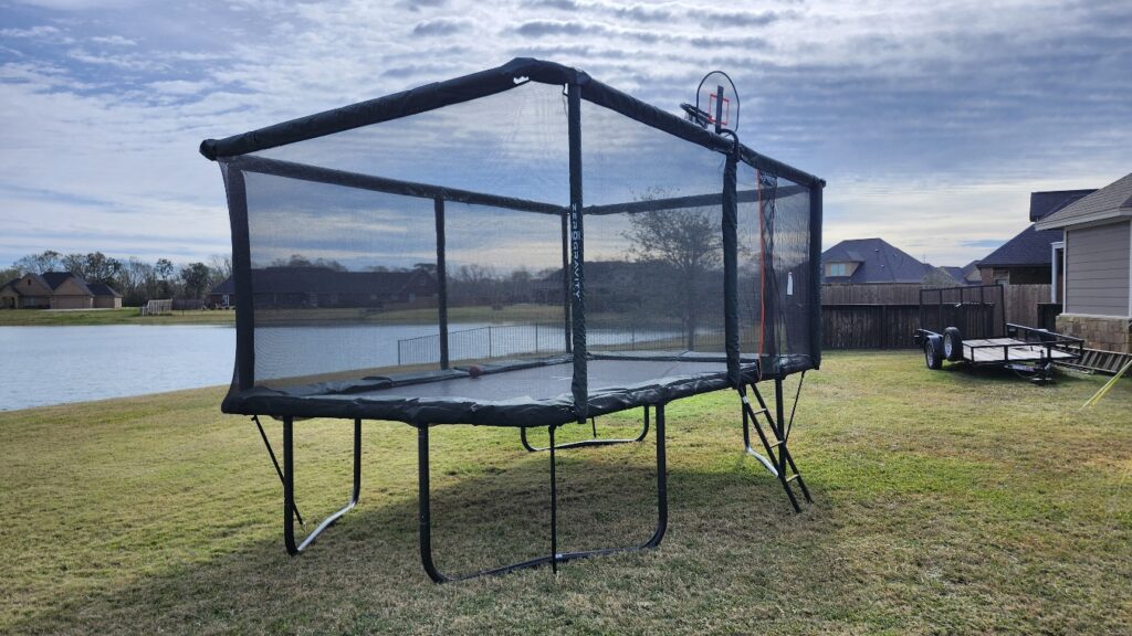 Angleton TX 1 Trampoline Install