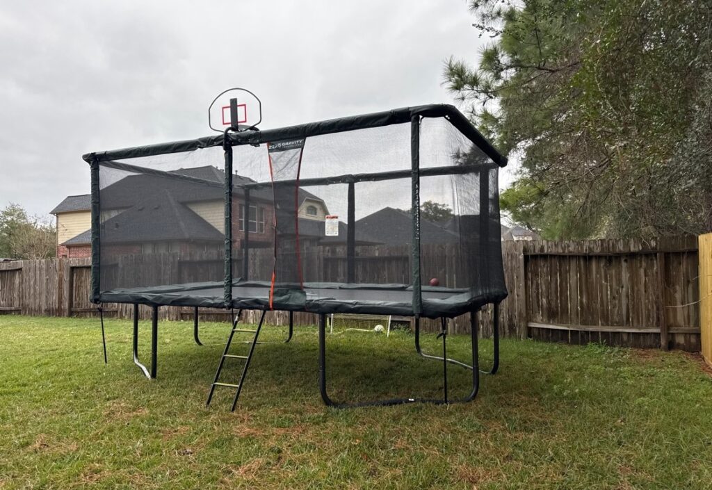 Tomball TX 1 Trampoline Install