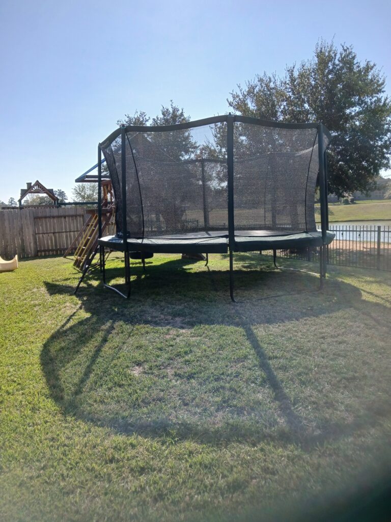 Tomball TX 1 Trampoline Install