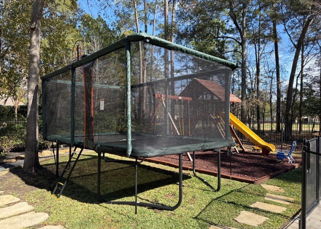 Woodland TX 1 Trampoline Install