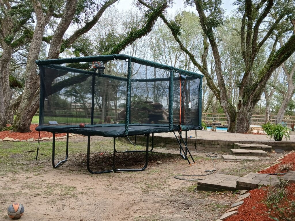 Alvin TX 1 Trampoline Install